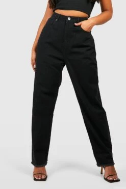 Plus Mom Jeans -Plus Jane Stil Geschaft gzz26009 black xl 3