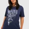 Plus T-Shirt Mit Nirvana Neon Pop Band Print 1 Plus T-Shirt Mit Nirvana Neon Pop Band Print -Plus Jane Stil Geschaft gzz26956 navy xl