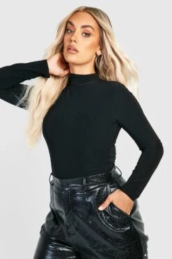 Plus Rollkragen-Body