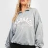 Plus Colorado Sweatshirt Mit Halbem Reißverschluss