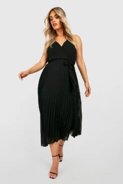 Plus Wickel-Skaterkleid Aus Chiffon -Plus Jane Stil Geschaft gzz44221 black xl 2