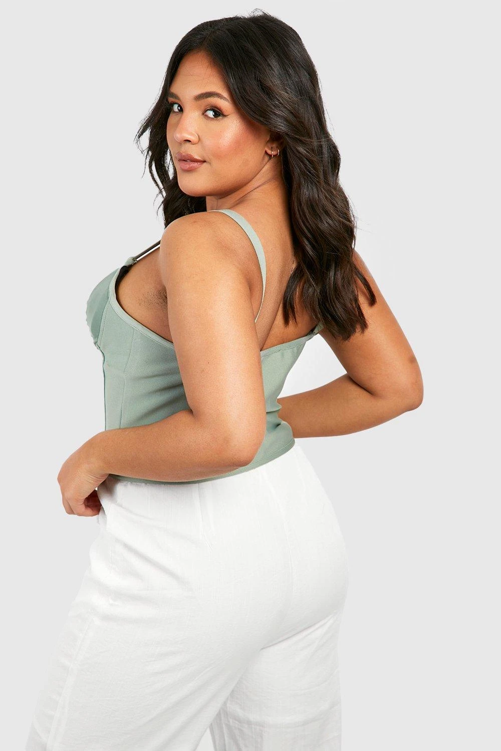 Plus Bandagen Korsett-Oberteil Mit Gerafften Cups 4 Plus Bandagen Korsett-Oberteil Mit Gerafften Cups – Bild 2