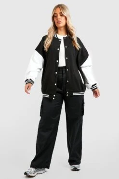 Plus Athletics Bomberjacke -Plus Jane Stil Geschaft gzz47272 black xl 2