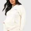Plus Oversize Hoodie -Plus Jane Stil Geschaft gzz47796 ecru xl