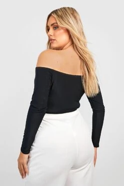 Plus Wickel Bardot-Body 7 Plus Wickel Bardot-Body -Plus Jane Stil Geschaft gzz49464 black xl 1