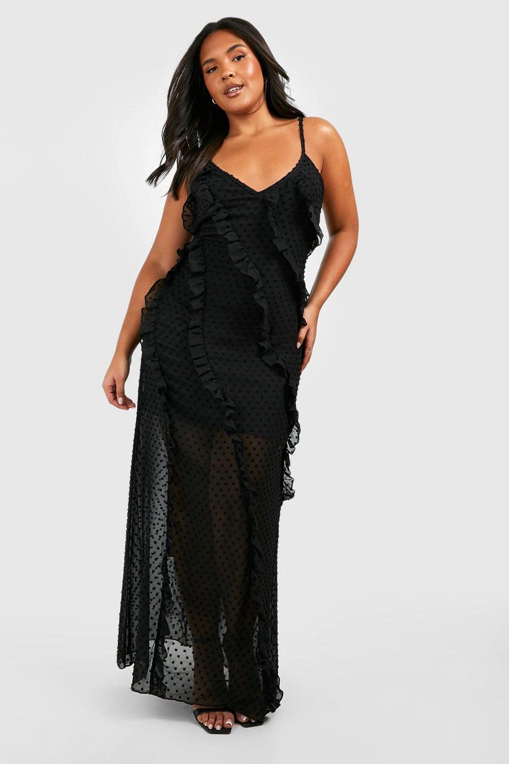 Plus Rüschen-Maxikleid 3 Plus Rüschen-Maxikleid