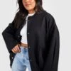 Plus Oversize Bomberjacke In Wolloptik 2 Plus Oversize Bomberjacke In Wolloptik -Plus Jane Stil Geschaft gzz54686 black xl