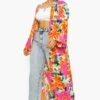 Plus Floraler Maxi-Kimono 1 Plus Floraler Maxi-Kimono -Plus Jane Stil Geschaft pzz01840 orange xl