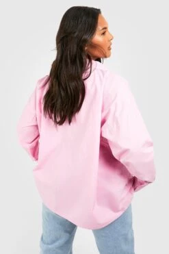 Plus Oversize Hemd -Plus Jane Stil Geschaft pzz06366 baby20pink xl 1