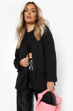 Plus Blazer -Plus Jane Stil Geschaft pzz10178 black xl 3