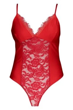 Plus Body Aus Satin Und Spitze 8 Plus Body Aus Satin Und Spitze -Plus Jane Stil Geschaft pzz75789 red xl 2