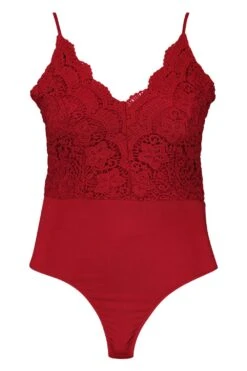 Plus Premium-Body -Plus Jane Stil Geschaft pzz76007 burgundy xl 2