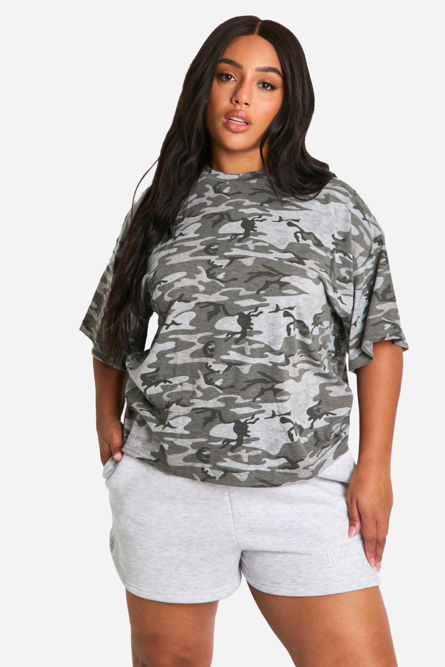 Plus Oversize Camouflage T-Shirt 3 Plus Oversize Camouflage T-Shirt